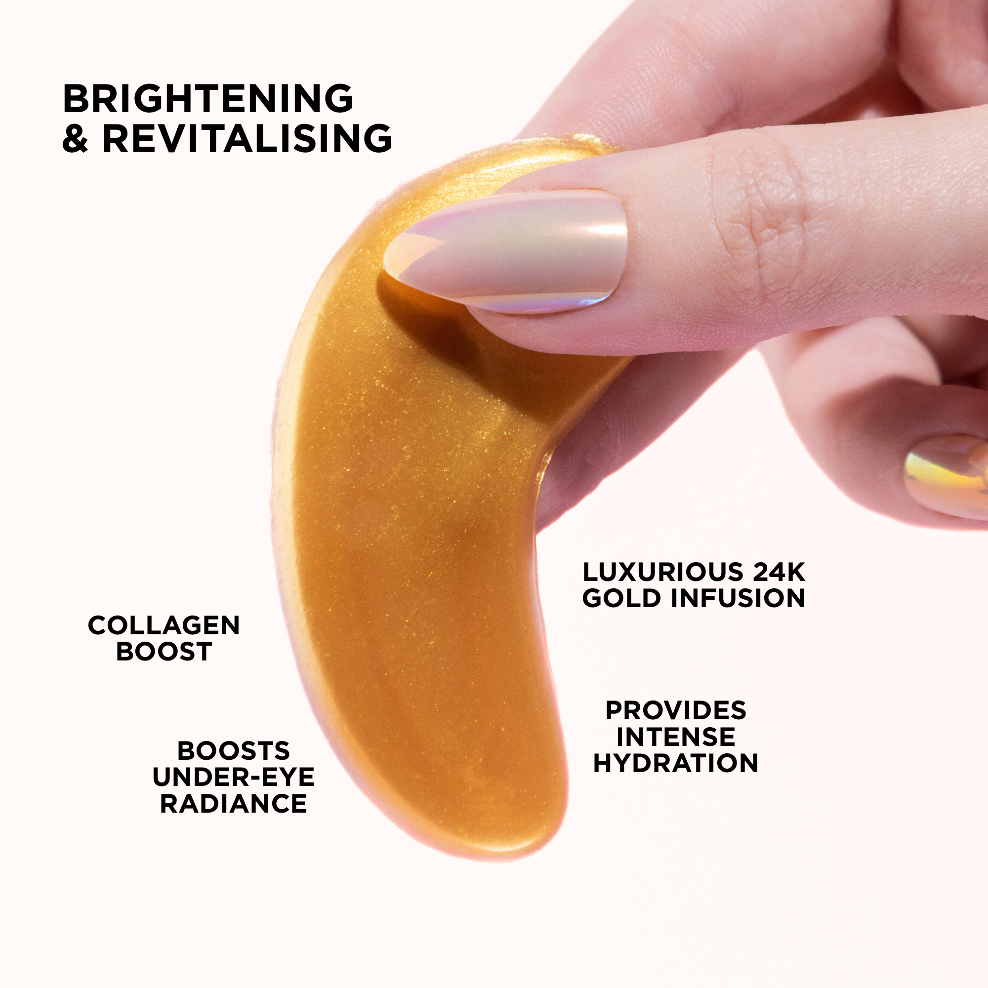 Lonvitalite 24K Gold & Collagen Eye Masks & Derma Roller Bundle