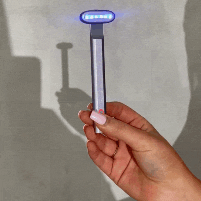 Dual Red & Blue PRO LED Wand – 5-in-1 Technology