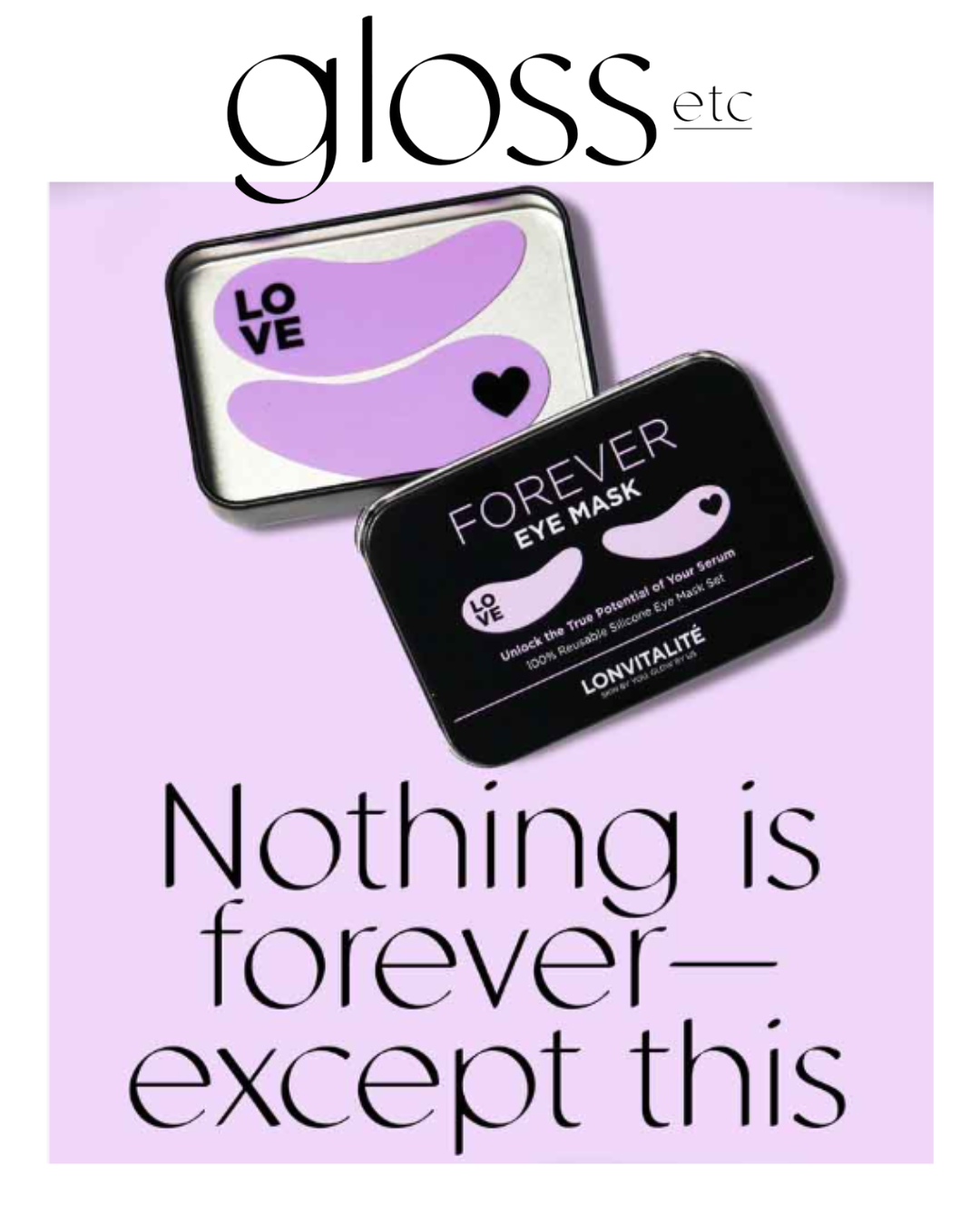 Nothing is forever - except this!