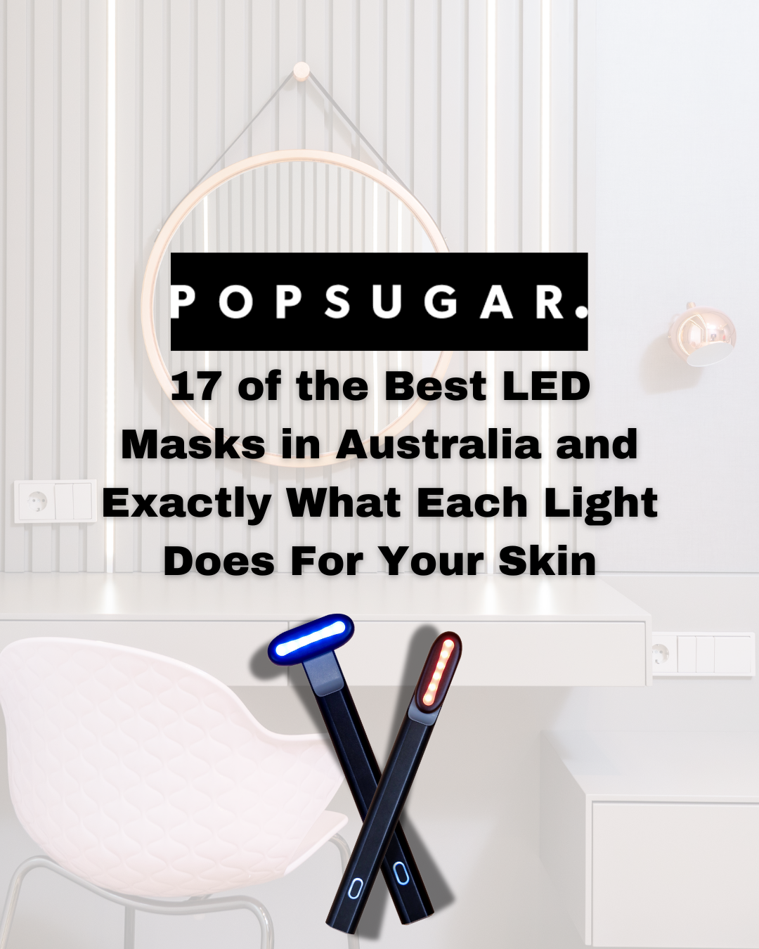 LED 5 in1 Facial Wand Awarded Best LED Mask in Australia