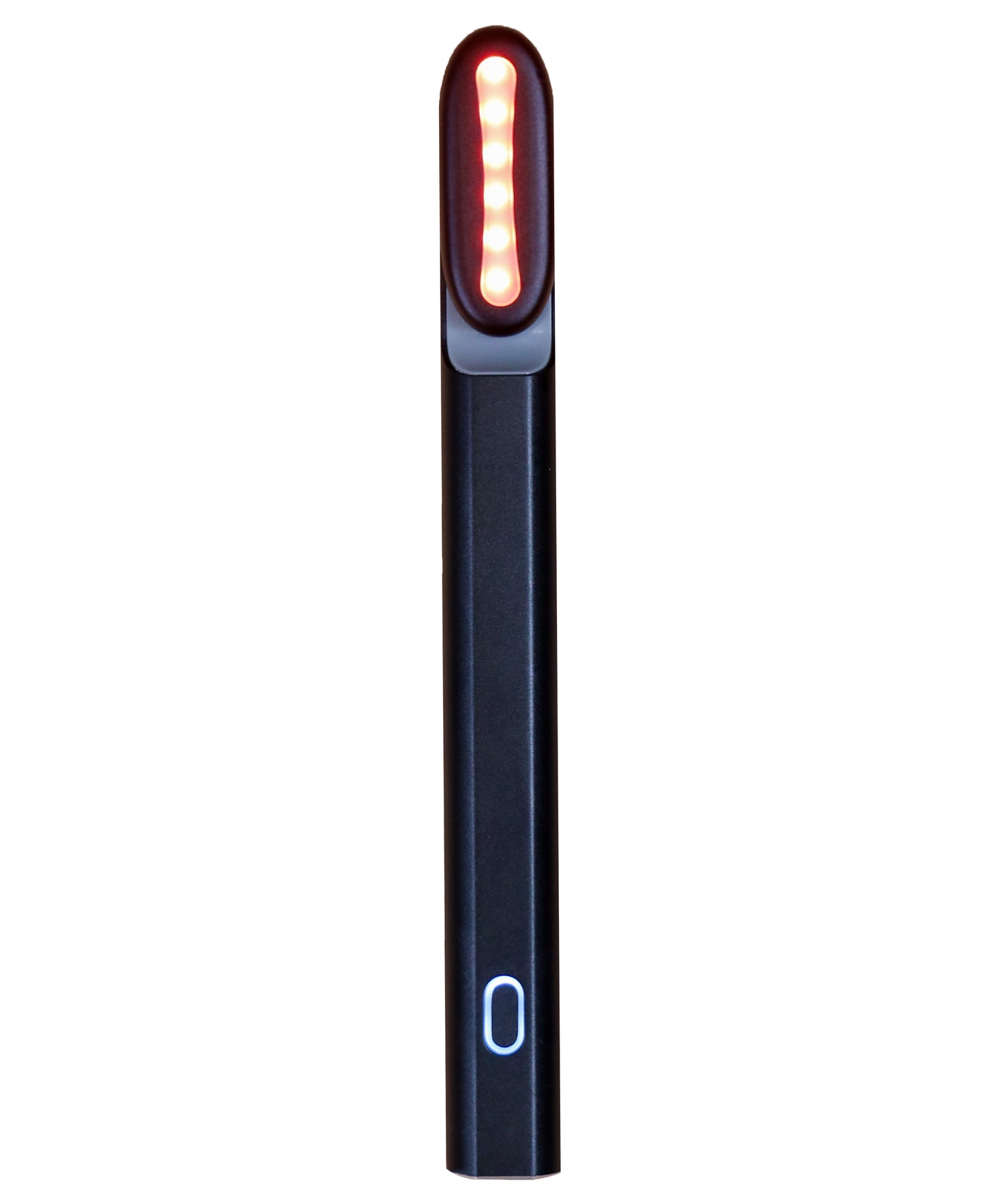 Close-up of the LONVITALITE PRO LED Facial Wand with red and blue light options